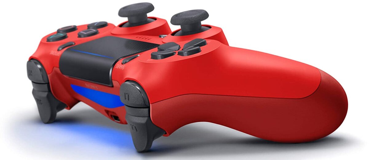 Sony DUALSHOCK 4 Wireless Controller, Magma Red (PS4)-40085