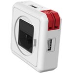 Allocacoc 5000mAh Portable USB Power Bank & 4 Port USB -9556