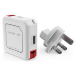 بنك طاقة محمول من Allocacoc بسعة 5000 مللي أمبير/ساعة مع 4 منافذ USB -0