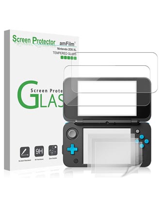 AMFILM SCREEN PROTECTOR FOR 2DS XL GLASS-0