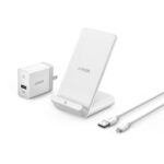 ANKER PowerWave 7.5 Stand 7.5W Fast Wireless Charger - White-0