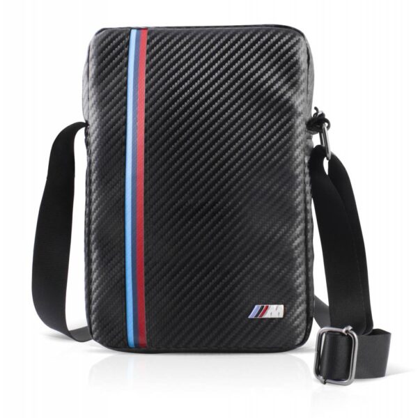 BMW Tas Carbon Effect voor Laptop/Tablet (9'' - 10'') - Tricolor -0
