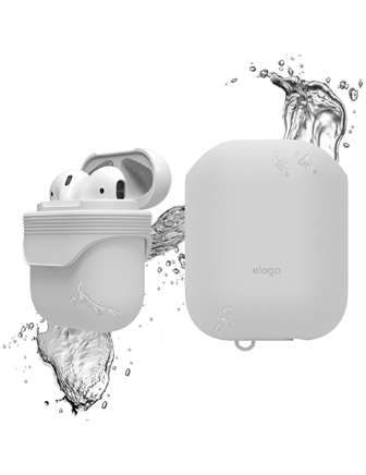 elago AirPods WaterProof Case for AirPods (White)-0