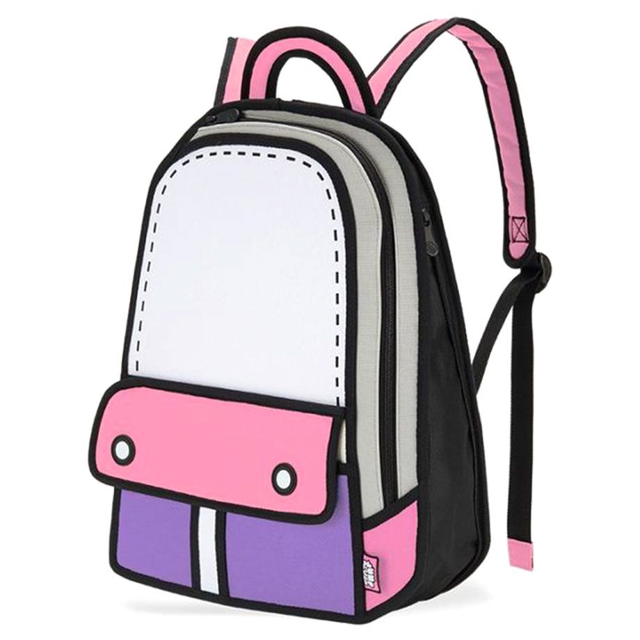 JumpFromPaper Adventure Backpack Pink 13"-16179 JumpFromPaper Adventure Backpack Pink 13"-16179