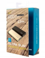 PQI ULTRA SLIM POWER BANK 6000CV Aluminum GRAY FOR SMART PHONE & TABLET-31442