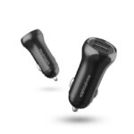 RAVPOWER 12W DUAL PORTS USB CAR CHARGER-BLACK- RP-PC085-22320