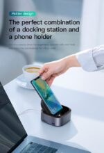BASEUS MATE DOCKING INTELLIGENT HUB EXPANDED SOCKET TYPE-C(8IN1 PHONE HOLDER DOCKING STATION)-22778