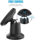 WIZGEAR MAGNETIC STICK ON METAL MOUNT- BLACK-23750