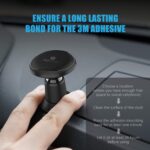 WIZGEAR MAGNETIC STICK ON METAL MOUNT- BLACK-23748