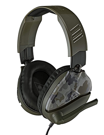 PS4 TURTLE BEACH RECON 70 WIRED FILAIRE GAMING HEADSET- GREEN CAMO-0