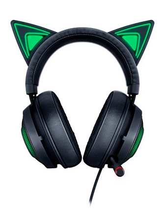 RAZER KRAKEN KITTY EDITION CHROMA USB GAMING HEADSET - BLACK-0