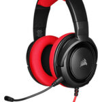 سماعة رأس ستيريو للألعاب Corsair HS35 - أحمر-0