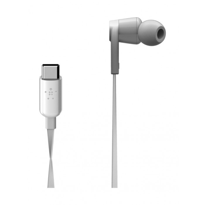 BELKIN ROCKSTAR HEADPHONE WITH USB-C CONNECTOR - WHITE-30779