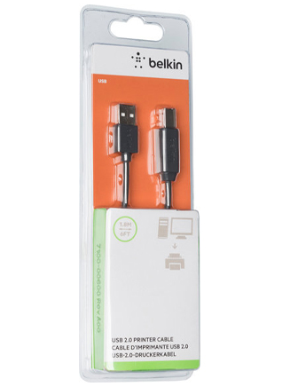 BELKIN USB 2.0 PREMIUM PRINTER CABLE 1.8M-0