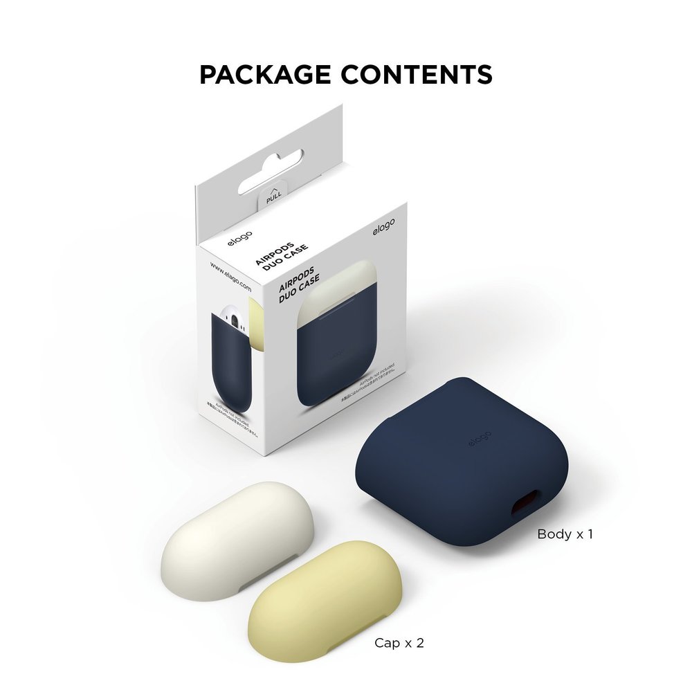 ELAGO AIRPODS DUO CASE BODY JEAN IDIGO TOP CLASSIC WHITE-YELLOW-37362 ELAGO AIRPODS DUO CASE BODY JEAN IDIGO TOP CLASSIC WHITE-YELLOW-37362