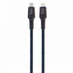 GOUI 8 PIN+D TYPE-C TOUGH EDITION LIGHTING CABLE 1.5 MTR -DARK BLUE-0