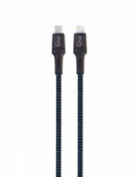 GOUI 8 PIN+D TYPE-C TOUGH EDITION LIGHTING CABLE 1.5 MTR -DARK BLUE-0