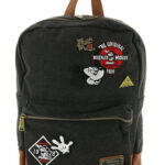LOUNGEFLY DENIM DISNEY MICKEY MOUSE BAG-0