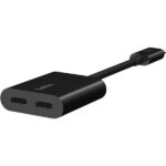 BELKIN USB-C AUDIO+CHARGE ADAPTER - BLACK-38848