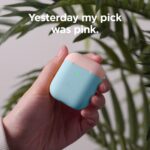 Elago Duo Case for Airpods - Body- Pastel Blue / Top- Pink, White-39790