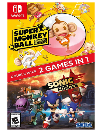 Sonic Forces + Super Monkey Ball: Banana Blitz HD Double Pack 2 IN 1 - Nintendo Switch-0