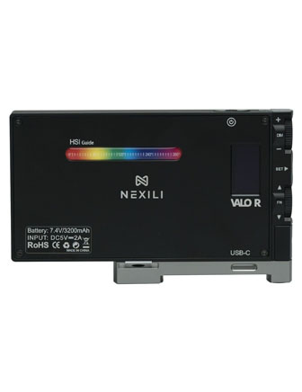 NEXILI VALO R PORTABLE RGB LED LIGHT 2500K-8500K-0