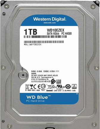 HARD DRIVE WD 1TB BLUE(WD10EZEX) DESKTOP HDD-0
