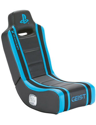 X-ROCKER GEIST MULTIMEDIA FLOOR CHAIR - BLACK/BLUE-0