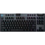 Logitech G915 TKL Ten Keyless Light Speed Wireless RGB Mechanical Gaming Keyboard - Clicky-41040