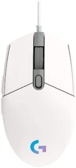 Logitech G203 LIGHTSYNC Gaming Mouse - White-42475