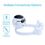 Promate Ape Mini High Definition Wireless Monkey Speaker With Smartphone Stand - White-43514