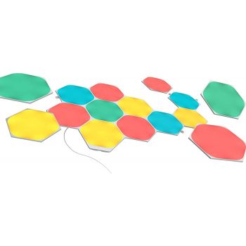 Nanoleaf Shapes Hexagons Starter Kit (15 light Panels)-43093 Nanoleaf Shapes Hexagons Starter Kit (15 light Panels)-43093
