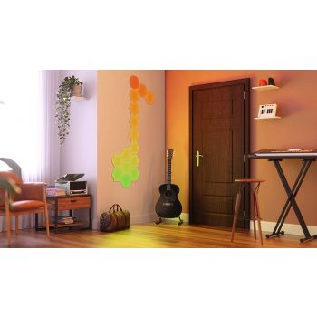Nanoleaf Shapes Hexagons Starter Kit (15 light Panels)-43094 Nanoleaf Shapes Hexagons Starter Kit (15 light Panels)-43094