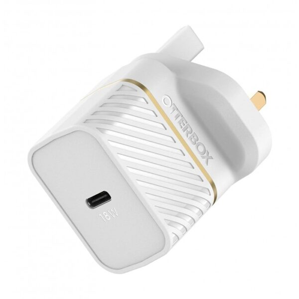 OtterBox UK Wall Charger 18W - 1X USB-C 18W USB-PD - White-0