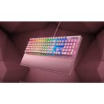 Razer BlackWidow V3 Mechanical Wired Gaming Keyboard (Green Switch), US Layout - Quartz-44377