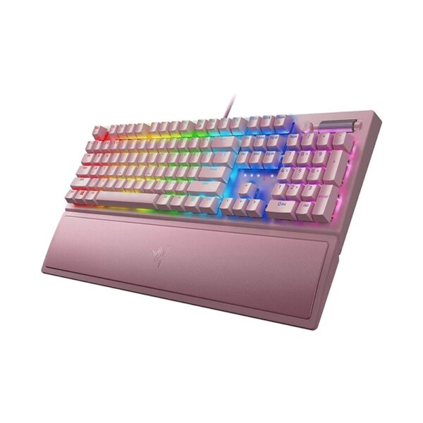 Razer BlackWidow V3 Mechanical Wired Gaming Keyboard (Green Switch), US Layout - Quartz-0