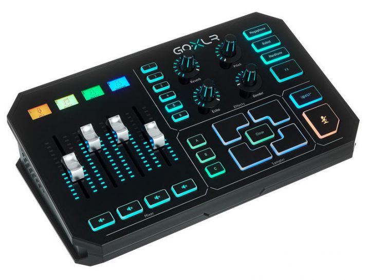 Tc Helicon Goxlr 4-channel Usb Streaming Mixer With Voice Fx and Sampler-0