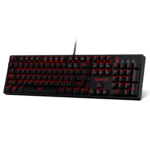 Redragon SURARA Mechanical Gaming Keyboard with 104 Keys - Quiet-Red Switches-45790