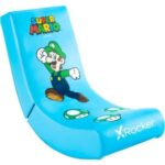 X-Rocker Video Rocker Super Mario All-Star Luigi Gaming Chair-0