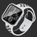 SKINARMA Protective Glass Shield Case for Apple Watch 42/44mm – White-49570