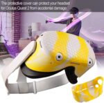 Oculus Quest 2 VR Shell Front Face Protector Cover Anti Scratch Anti Dust Anti Shock-Yellow White Mix-51099