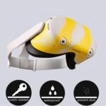 Oculus Quest 2 VR Shell Front Face Protector Cover Anti Scratch Anti Dust Anti Shock-Yellow White Mix-51100