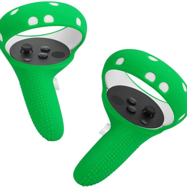 Tomsin Touch Controller Grip Cover for Oculus Quest 2 - Green -0