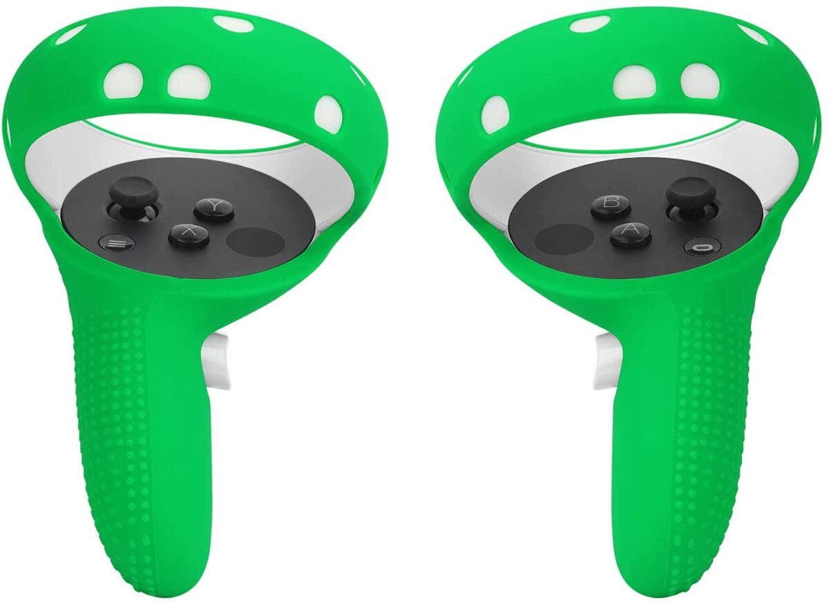 Tomsin Touch Controller Grip Cover for Oculus Quest 2 - Green -51129