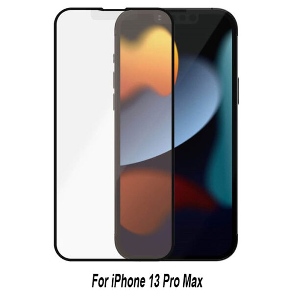 PanzerGlass Screen Protector for iPhone 13 Pro Max - Case Friendly Black Anti Glare-0