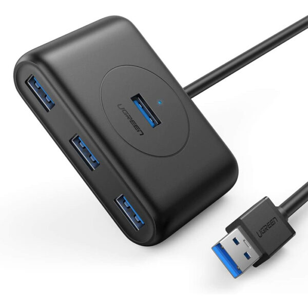 Ugreen 4 Port USB 3.0 Hub 1m - Black-0
