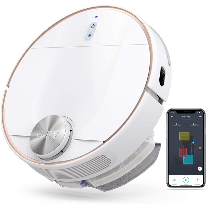 Eufy RoboVac L70 Hybrid 2in1 Vacuum - White-0