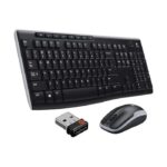 Logitech Mk270 Wireless Keyboard and Mouse Combo (English - Arabic)-0