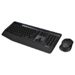 Logitech Mk345 Comfort Wireless Keyboard and Mouse Combo (English - Arabic)-thumbnail