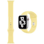 WIWU One Color Sport Band Watchband For iWatch 42-44mm - Light Lemon Yellow-57268